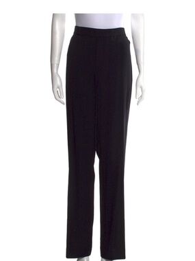 Ralph Lauren Black Straight-Leg Women's Dress Pants